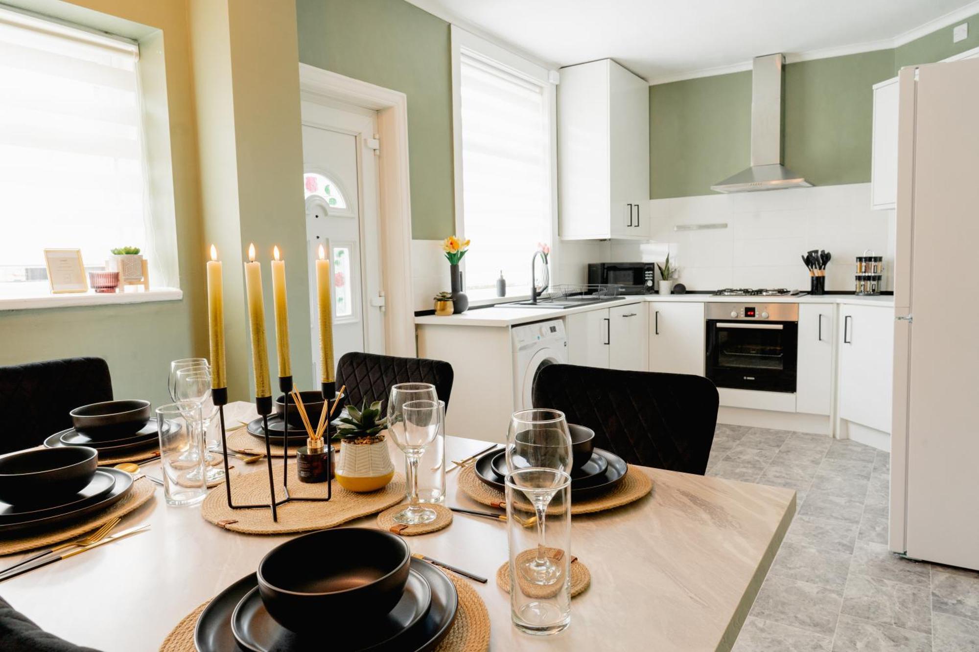 Bowling Terrace By Above Rubies - Stylish, 3 Bedroom, Pet Friendly House In Skipton Exteriör bild